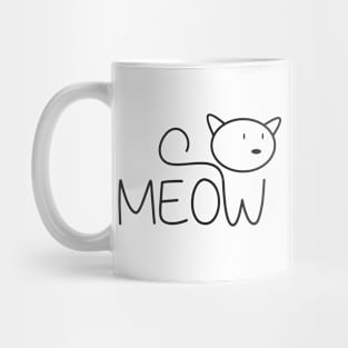 Meow Cat Mug